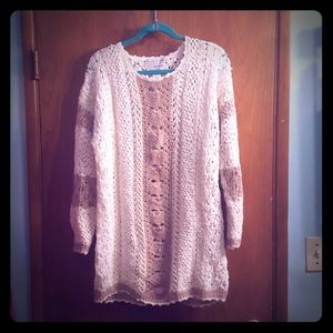 Casual Corner oversized hand knit sweater
